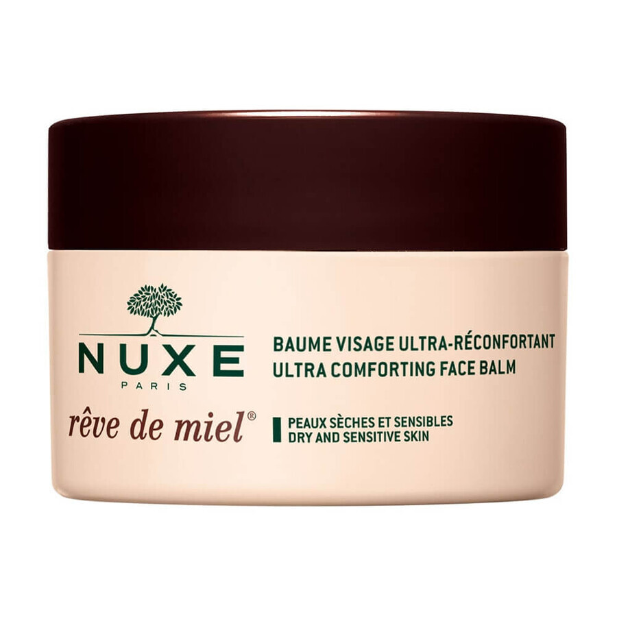 Nuxe Reve De Miel Baume Visage Ultra-Reconfortant Peaux Seches Et Sensibles 50ml