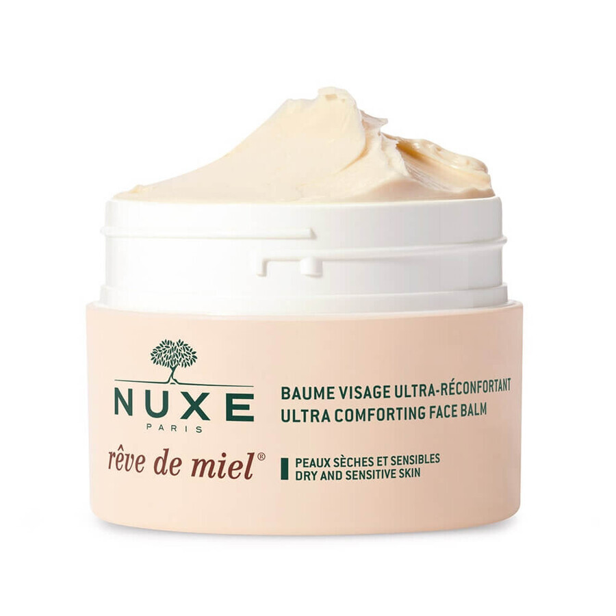 Nuxe Reve De Miel Baume Visage Ultra-Reconfortant Peaux Seches Et Sensibles 50ml