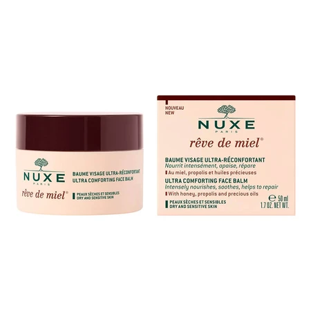 Nuxe Reve De Miel Baume Visage Ultra-reconfortant Peaux Seches Et Sensibles 50ml