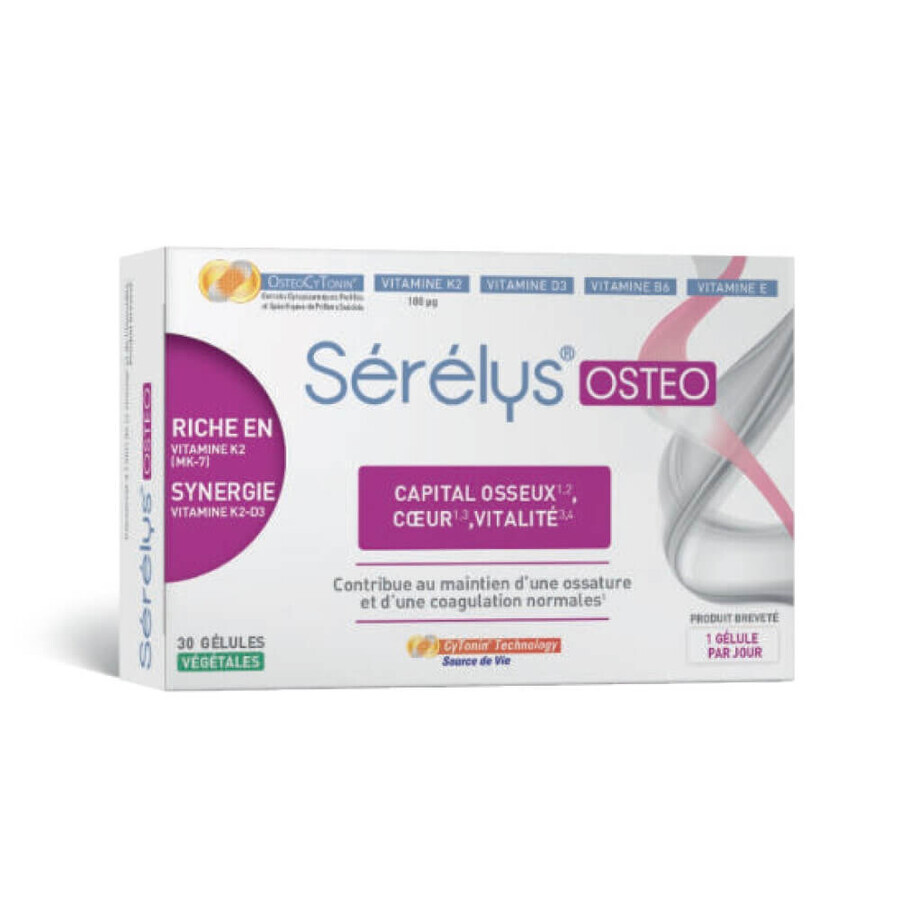 Serelys Pharma Bone Capital, Heart, Osteoelectric Vitality 30 vegetarian capsules