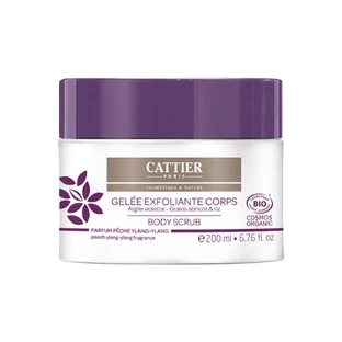 Cattier Bio-Körperpeeling mit Ylang-Ylang-Wachs und Pfirsich 200 ml