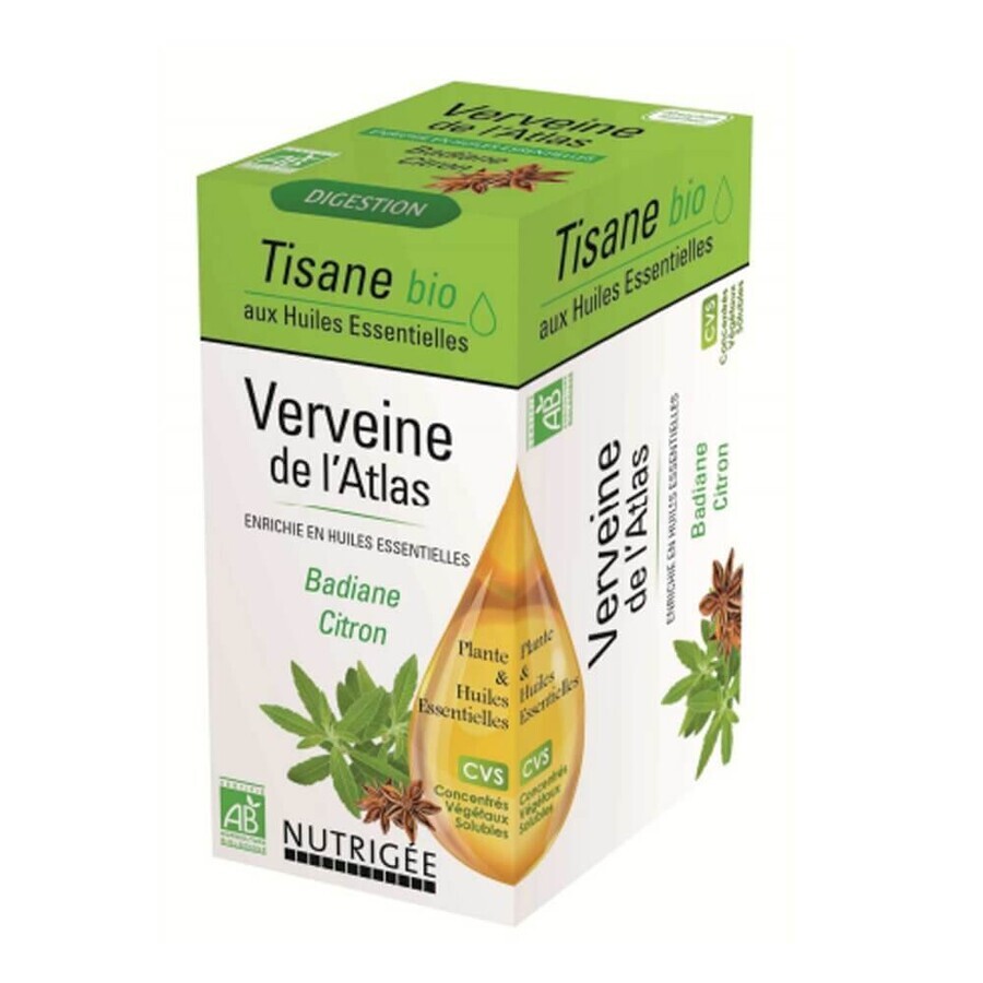 Nutrigée Tisana Verbena del Atlas BIO 20 Bolsitas