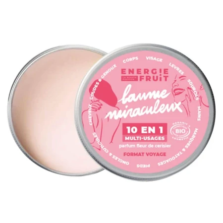 Energie Fruit Baume Miraculeux Bio 10 en 1 Multi-Usages Parfum fleur de cerisier 38g