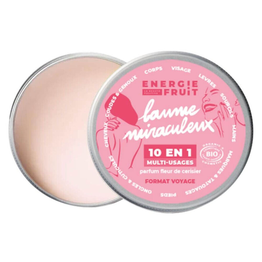 Energie Fruit Balsam Miraculeux Bio 10 en 1 Multi-Usages Parfum fleur de cerisier 38g