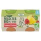 Bl&#233;dina Organic fruit preserves Les Recoltes Bio From 6 months 2x130g