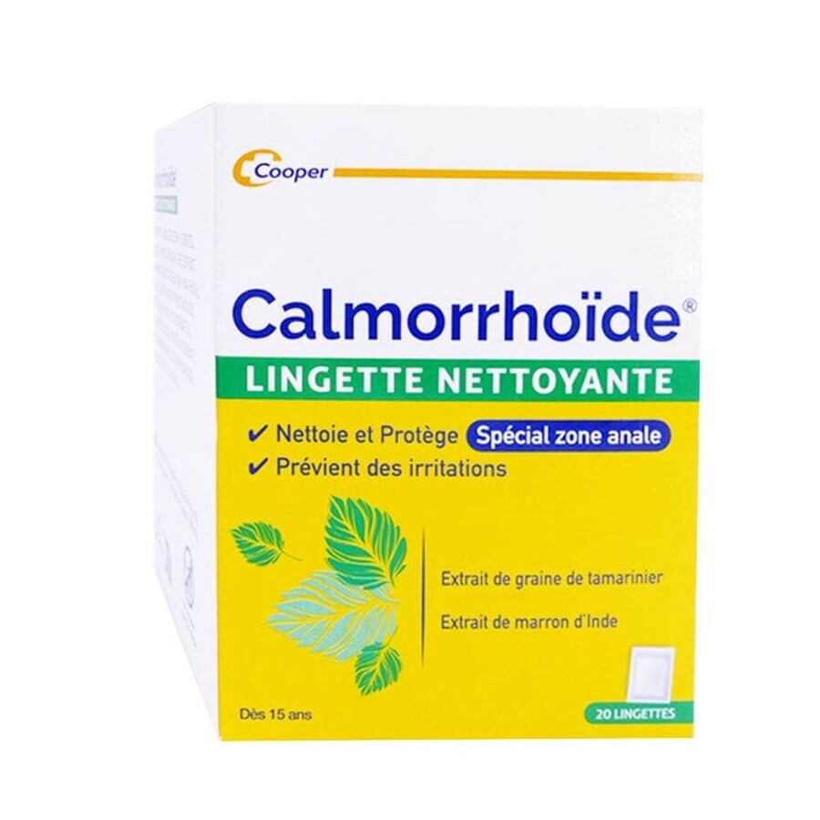 Cooper Calmorrhoide salviette detergenti 20 pezzi