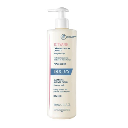 Ducray Ictyane Creme De Douche Lavante Peaux Seches 400ml