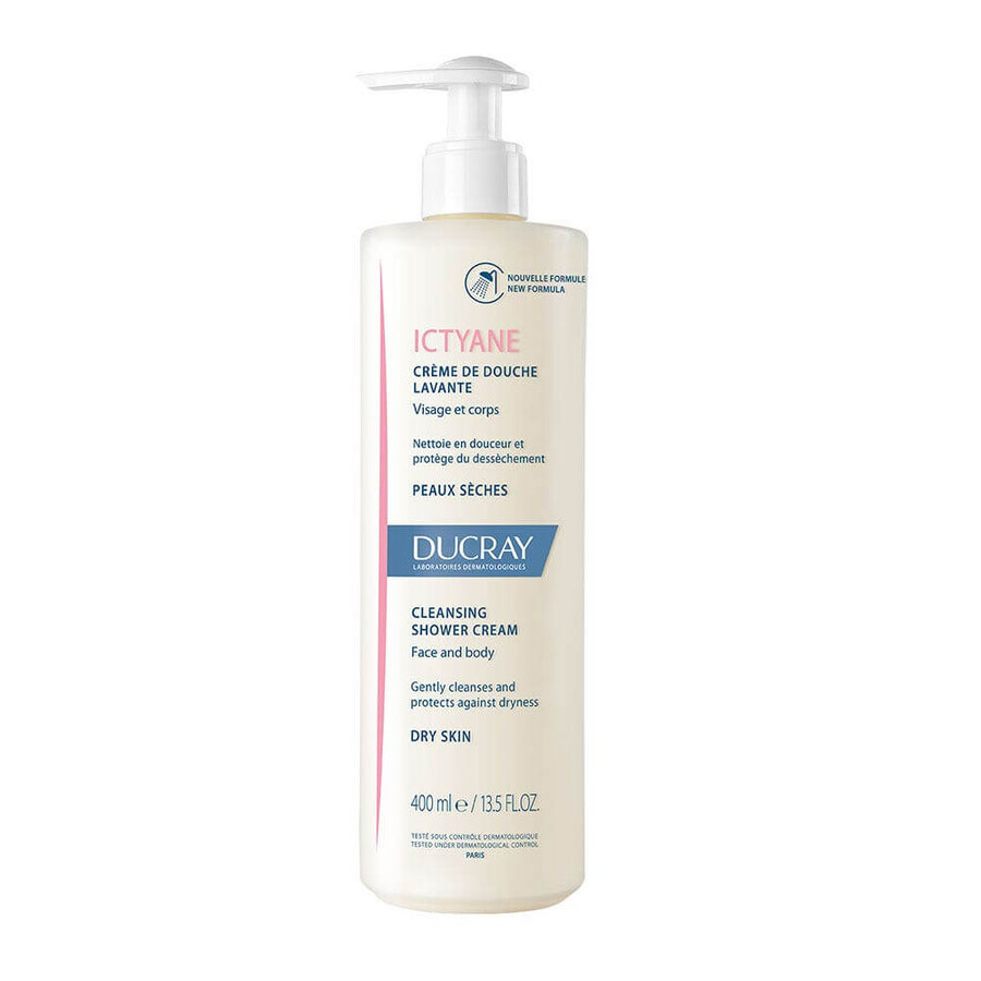 Winkel op Ducray Ictyane Reinigende Douchecrème Droge Huid 400ml Ducray Ictyane Reinigende Douchecrème Droge Huid 400ml