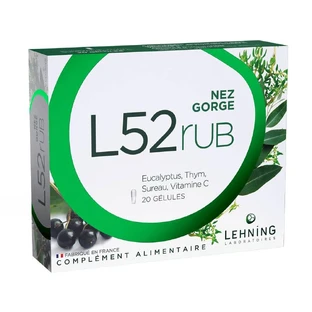 Lehning L52RUB Neus en keel 20 capsules