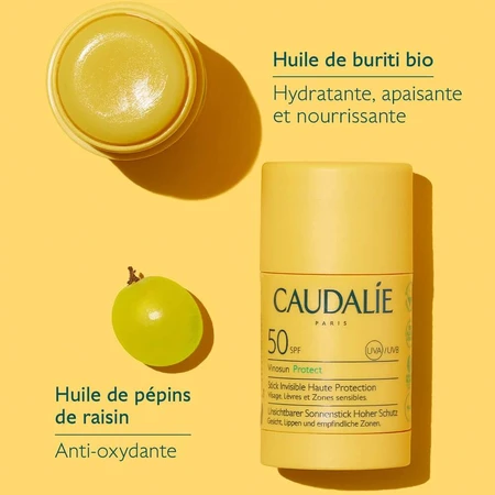 Caudalie Vinosun Invisible Hoge Bescherming Stick SPF50 15g