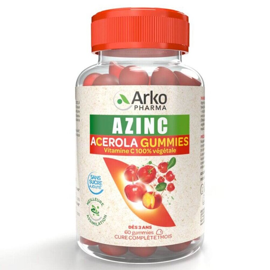 Arkopharma Azinc Acerola 60 gummies