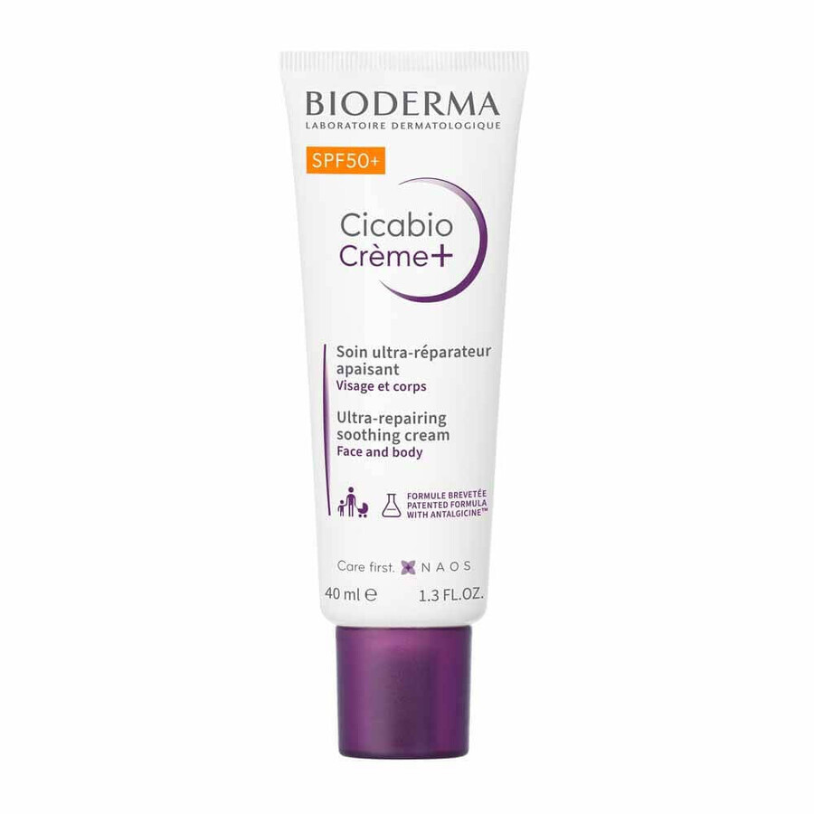 Bioderma Cicabio Tratamiento Reparador Calmante para pieles debilitadas expuestas al sol 40ml