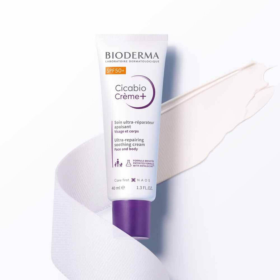 Bioderma Cicabio Tratamiento Reparador Calmante para pieles debilitadas expuestas al sol 40ml