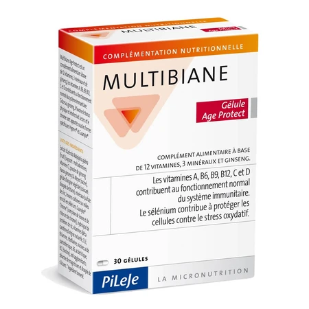 Pileje Multibiane Age Protect 30 Gelule 30 gélules