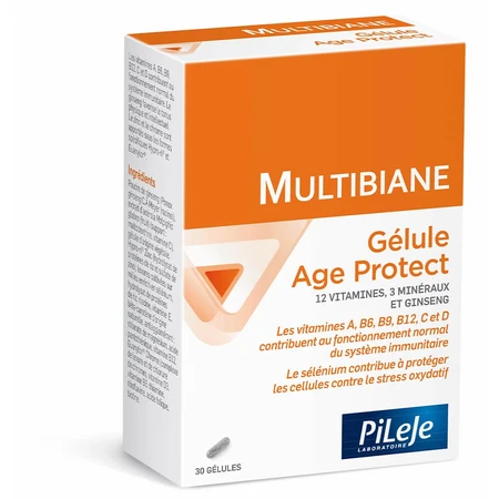 Pileje Multibiane Age Protect 30 Gelule 30 gélules