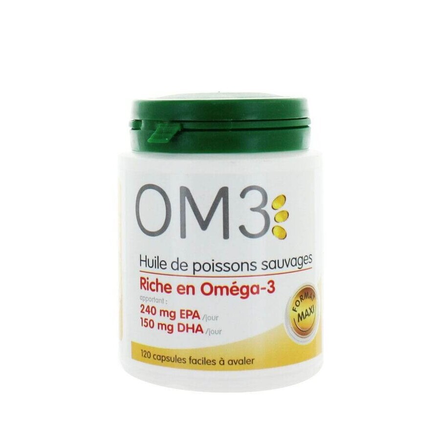 OM3 ACEITE DE PESCADO SILVESTRE 120 cápsulas
