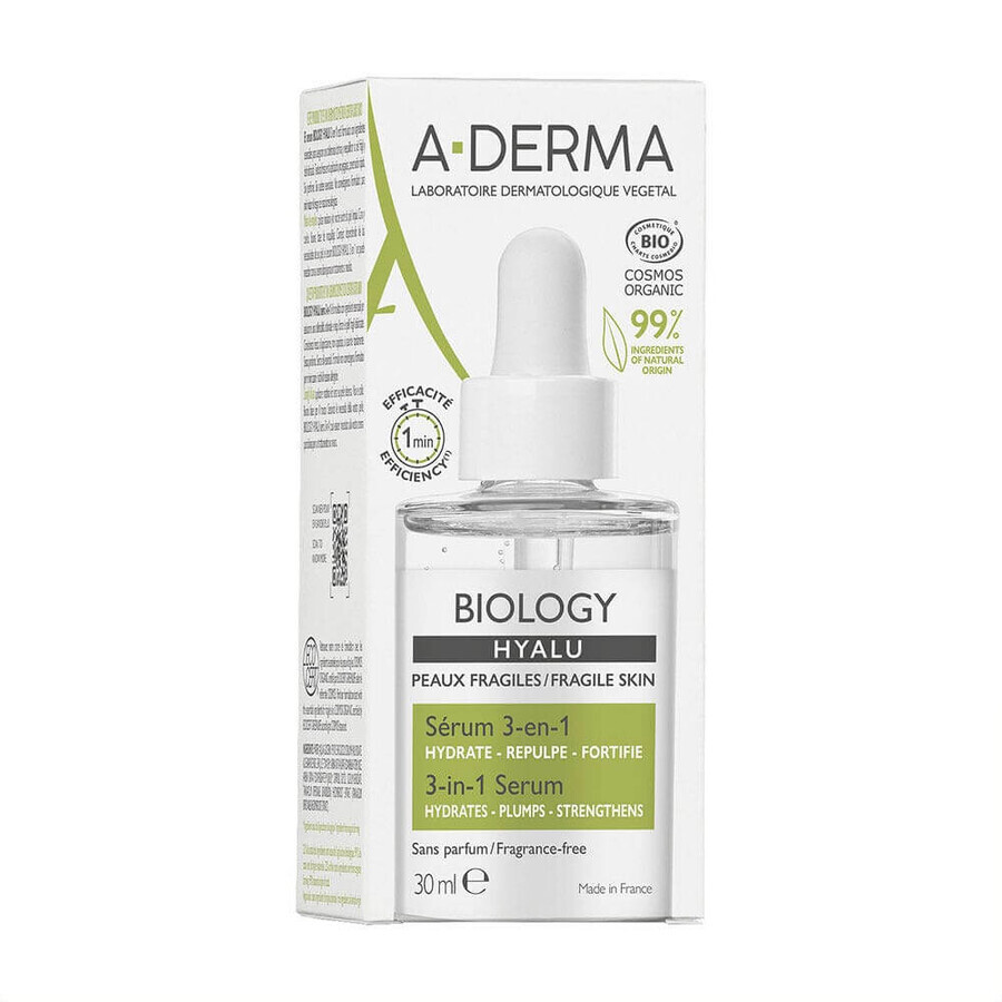 A-Derma Biology 3-in-1 Hyalu Serum 30ml