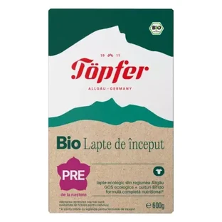 Lactana Pre Bio lait en poudre, +0 mois, 600 gr, Topfer