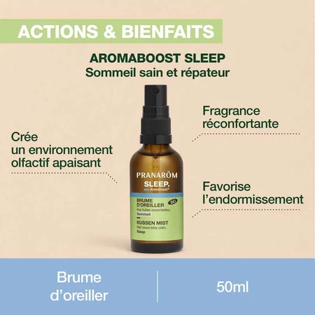 Pranarôm Aromaboost Bio-Kissen Nebel für Schlaf 50ml
