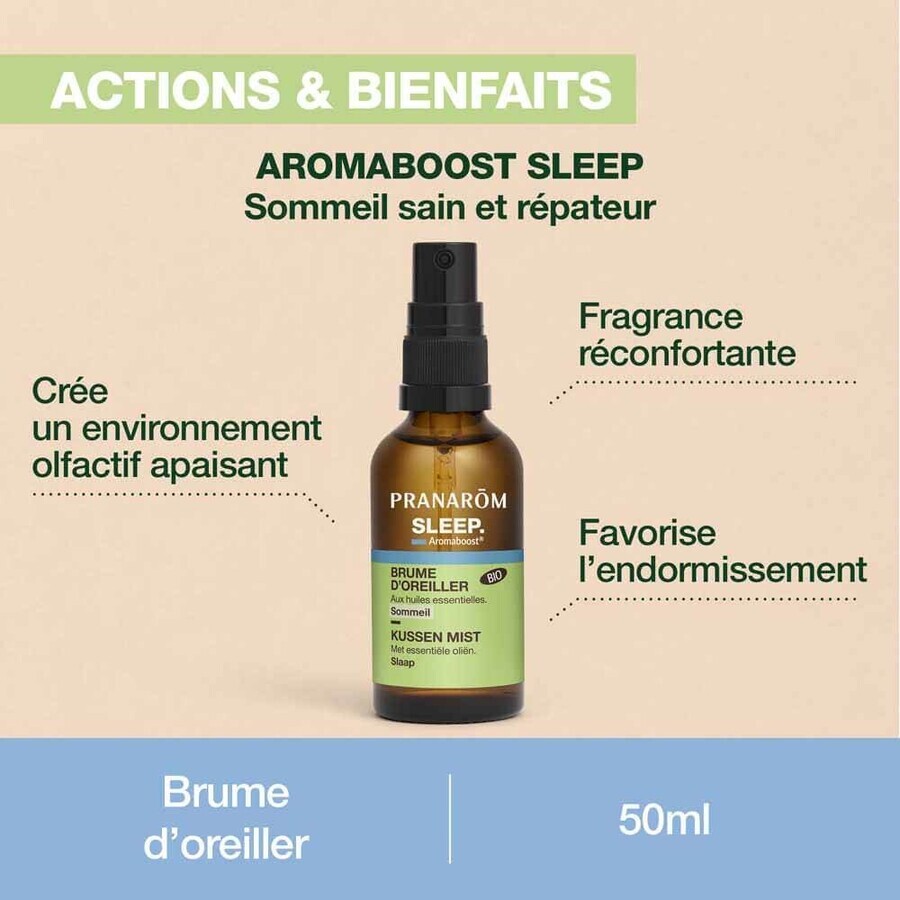 Pranarôm Aromaboost Biologische Kussennevel voor Slaap 50ml