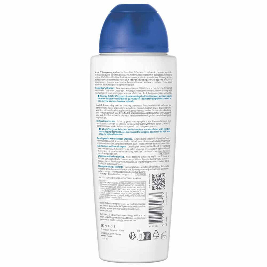 Bioderma Node P Champú Anticaspa Calmante Apaisant 400ml