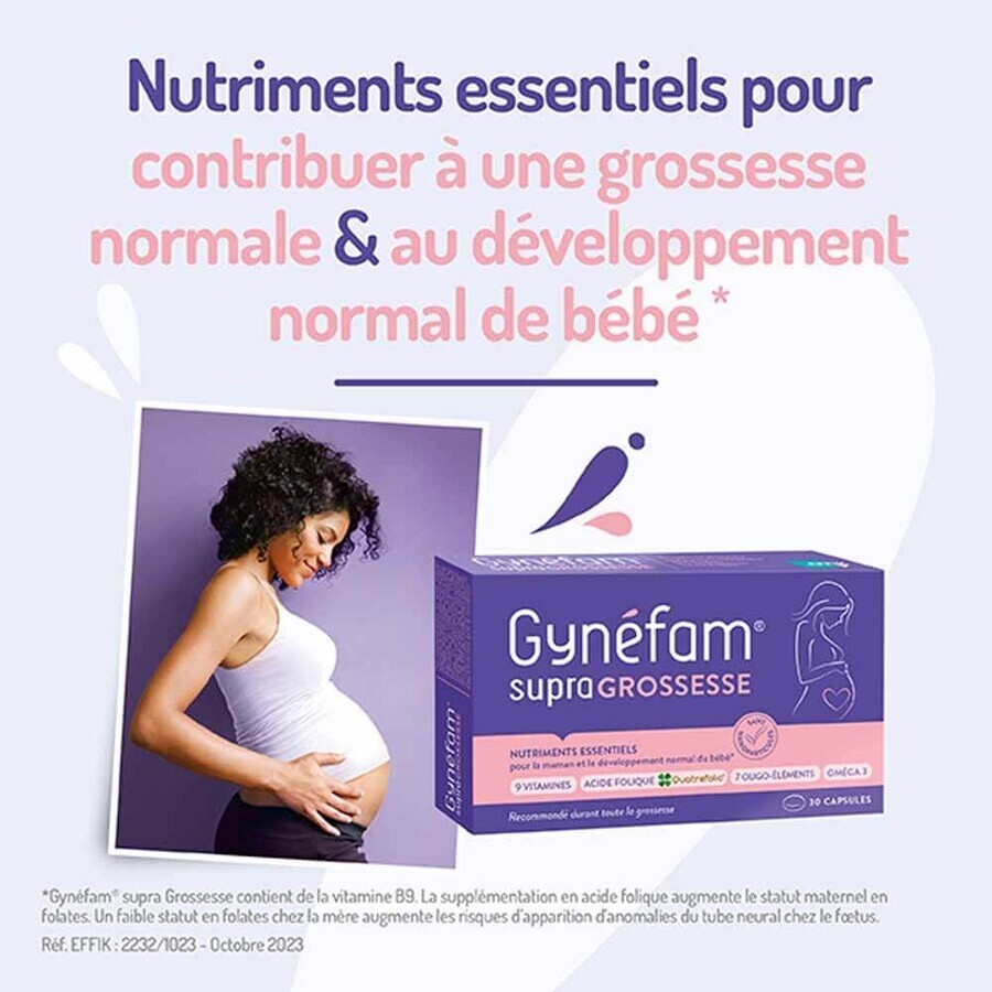 Effik Gynéfam Supra Grossesse 30 Capsules