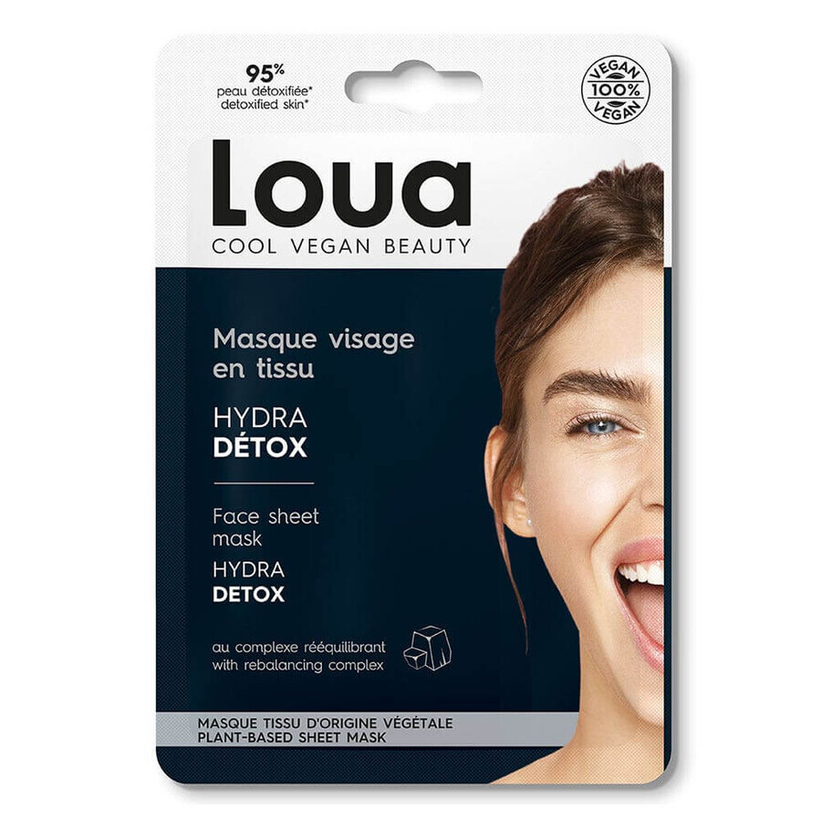 Cumpără Loua Masque en tissu Visage Detox peaux grasses 1 unité Loua Masque en tissu Visage Detox peaux grasses 1 unité