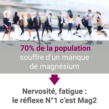 Mag 2 Nerviosismo, Cansancio, Fatiga muscular 30 Barritas bucodispersables