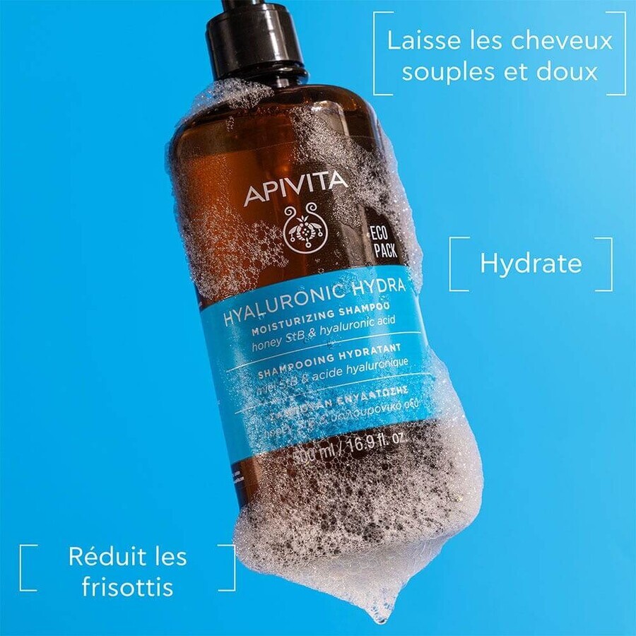 Apivita Hyaluronic Hydra Shampoo Tous Types de Cheveux 500ml Apivita Hyaluronic Hydra Shampoo Tous Types de Cheveux 500ml