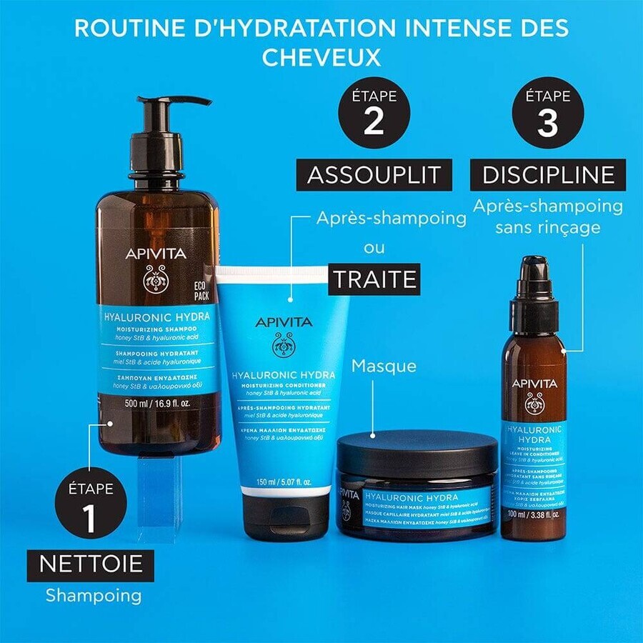 Apivita Hyaluronic Hydra Shampoo Tous Types de Cheveux 500ml Apivita Hyaluronic Hydra Shampoo Tous Types de Cheveux 500ml
