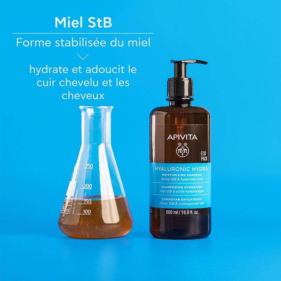 Apivita Hyaluronic Hydra Shampoo Tous Types de Cheveux 500ml Apivita Hyaluronic Hydra Shampoo Tous Types de Cheveux 500ml