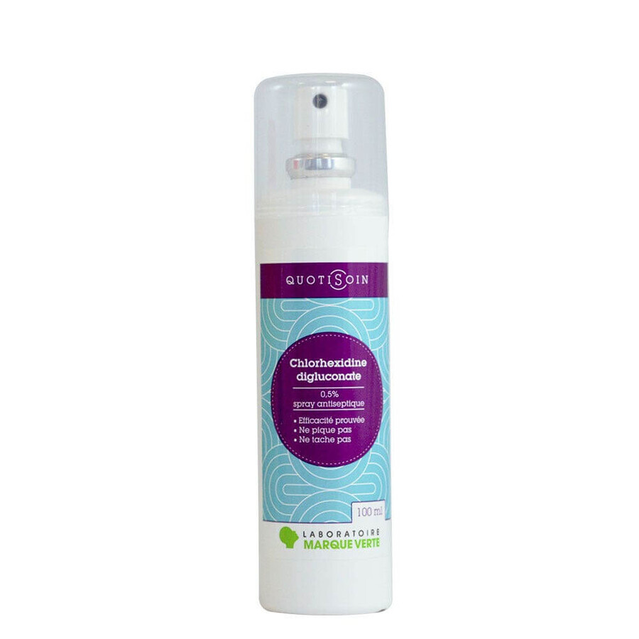 Comprar Marque Verte Quotisoin Digluconato de clorhexidina Spray antiséptico 0,5% 100ML Marque Verte Quotisoin Digluconato de clorhexidina Spray antiséptico 0,5% 100ML