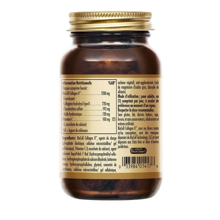 Solgar Collagen Acide Hyaluronique Complexe Beauté Peau 30 Comprimés