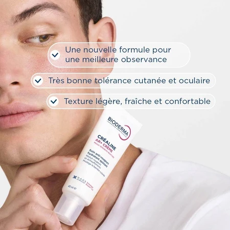 Bioderma Crealine AR+ Crème Soin Anti-Rougeurs Hydratant Apaisant Peaux sensibles 40ml