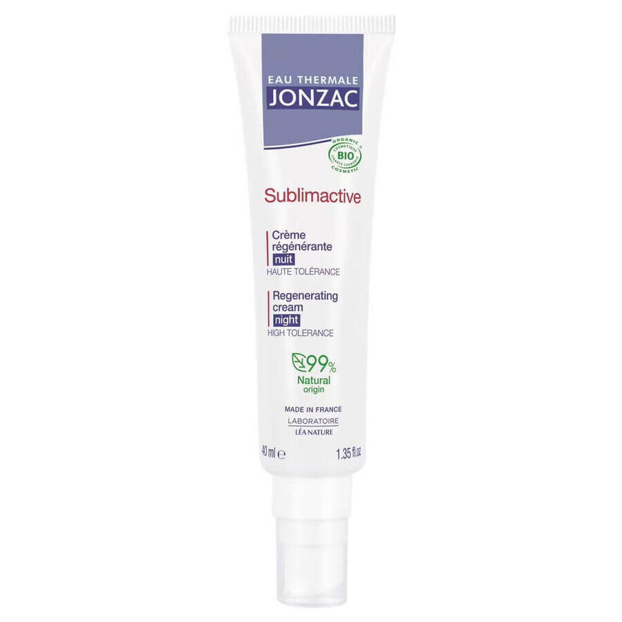 Eau thermale Jonzac Sublimactive Regenerating night cream 40 ml