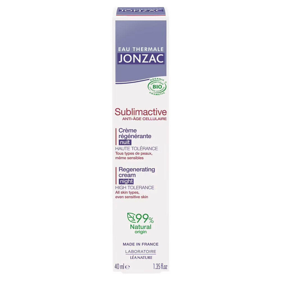 Eau thermale Jonzac Sublimactive Regenerating night cream 40 ml