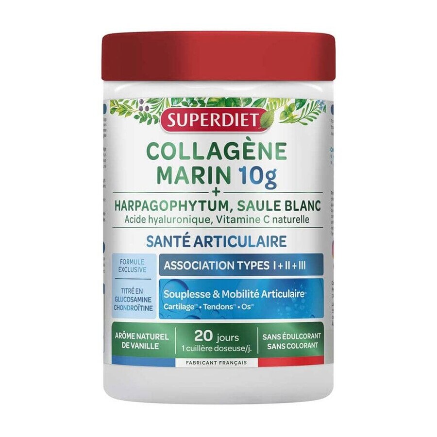 Shop Superdiet Collagène Marin 10g Santé Articulaire 210g Superdiet Collagène Marin 10g Santé Articulaire 210g