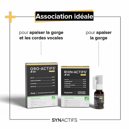 Aragan Synactifs RhinActifs Bio Respiratoire 10 capsules