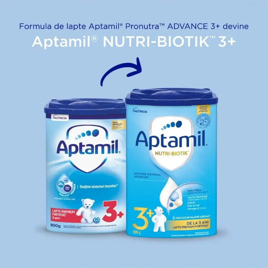 Nutri lait en poudre - Biotik 3+, plus de 3 ans, 800 g, Aptamil