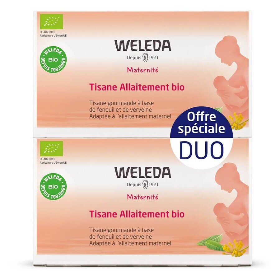 Weleda Duo Bio-Eisenkraut-Kräutertee zum Stillen 2x20 Portionsbeutel