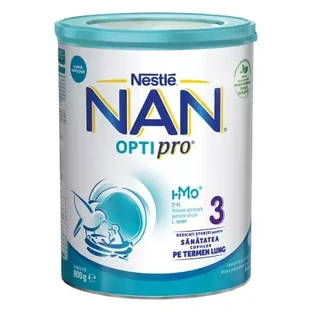Nan 3 OptiPro Premium Milk Powder Formula, +12 months, 800 g, Nestlé