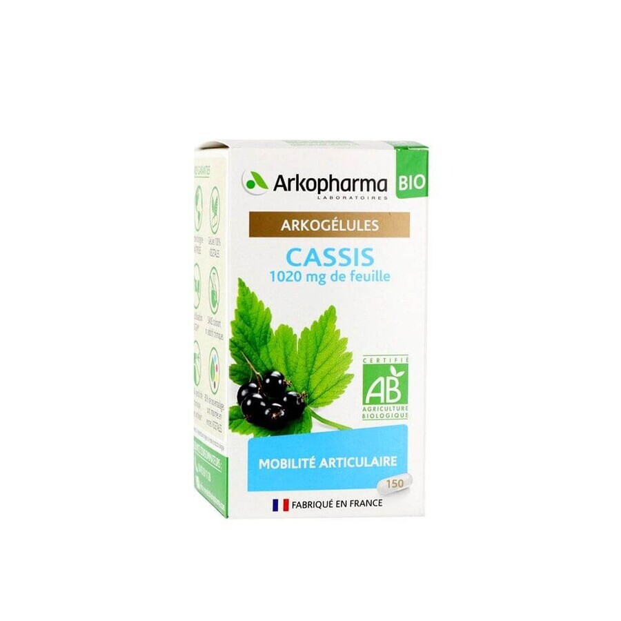 Arkopharma Arkogélules Cassis Bio 150 Gelules