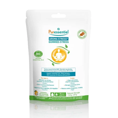 Puressentiel Aroma Stress Gummine Con Aceites Esenciales Orgánicos x45