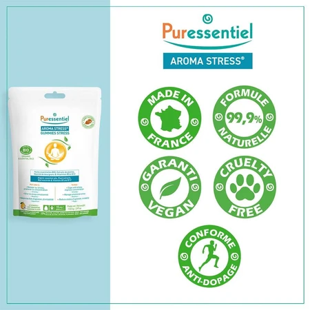 Puressentiel Aroma Stress Gummine Con Aceites Esenciales Orgánicos x45