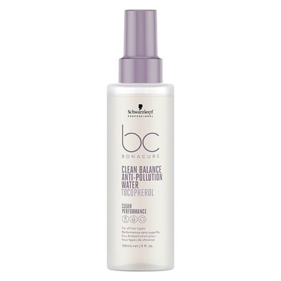 Boutique Schwarzkopf Professional Clean Balance Eau anti-pollution BC Bonacure Tous types de cheveux 150 ml Schwarzkopf Professional Clean Balance Eau anti-pollution BC Bonacure Tous types de cheveux 150 ml