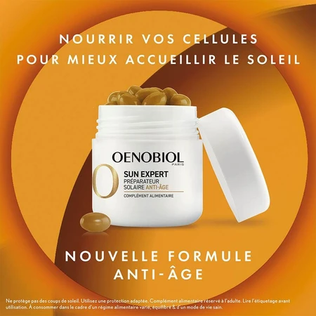 Oenobiol Sun Expert Anti-Ageing Zonbescherming 30 Capsules