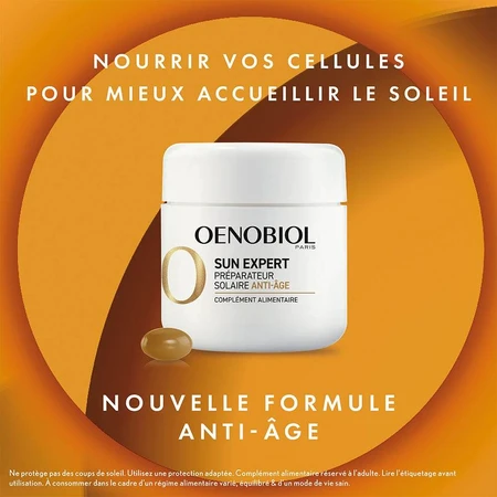Oenobiol Sun Expert Anti-Ageing Zonbescherming 30 Capsules