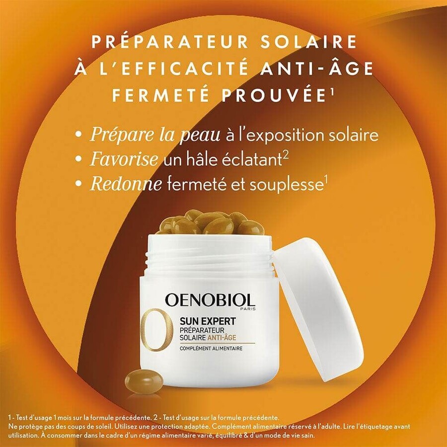 Oenobiol Sun Expert Anti-Ageing Zonbescherming 30 Capsules