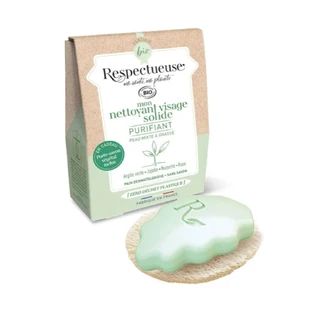 Respectueuse My Bio Purifying Solid Facial Cleanser + Free Vegetable Soap 35g