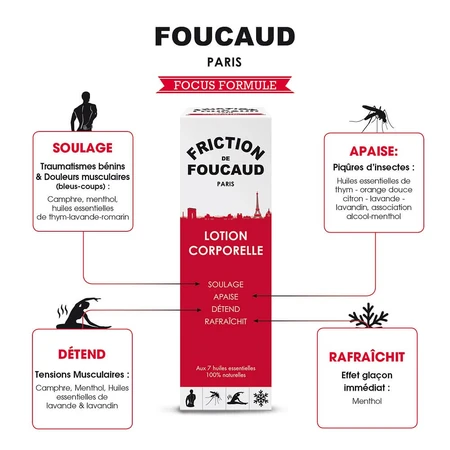 Foucaud Body Lotion with 7 essential oils 500ml